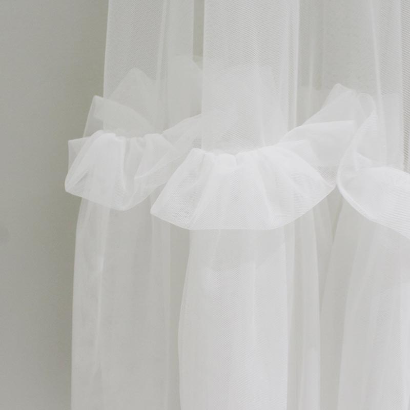 SHUMAI TULLE SK -WHITE-