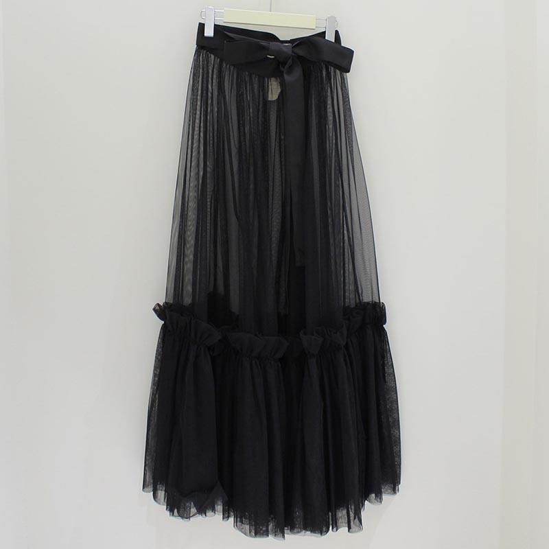 SHUMAI TULLE SK -BLACK-