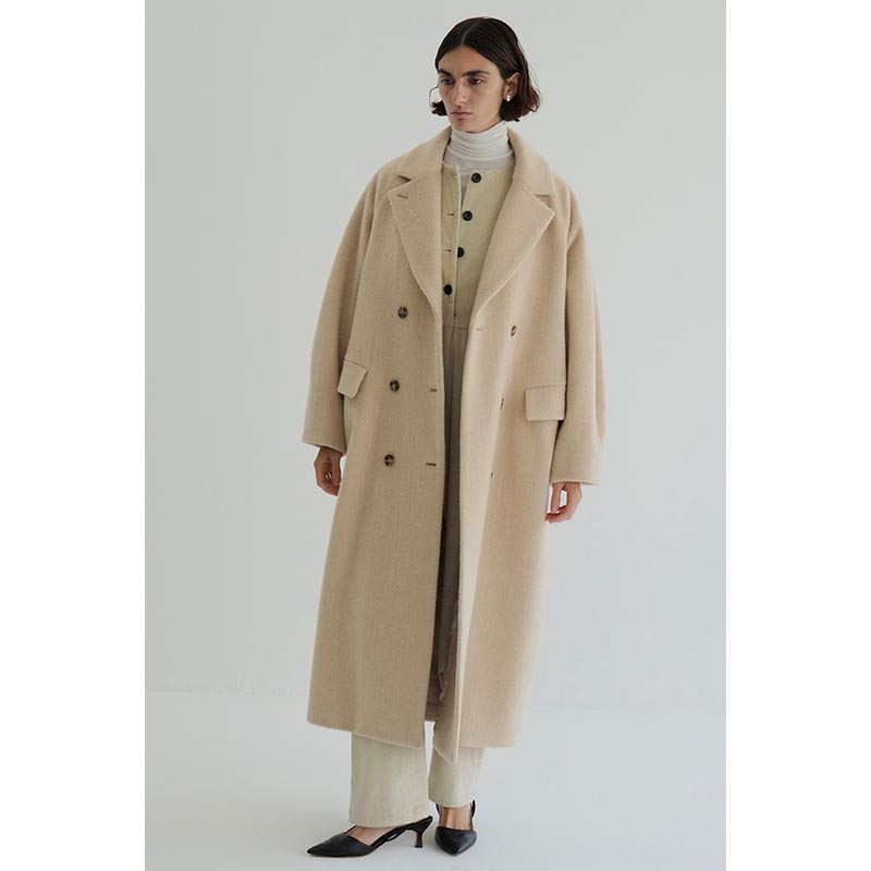 DOUBLE WOOL LONG COAT -2.COLOR- | IN ONLINE STORE