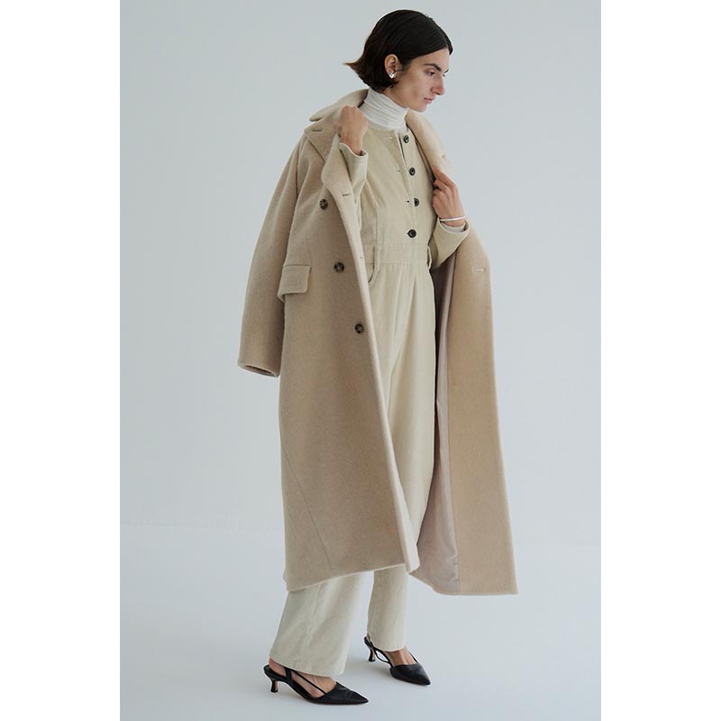 DOUBLE WOOL LONG COAT -2.COLOR-