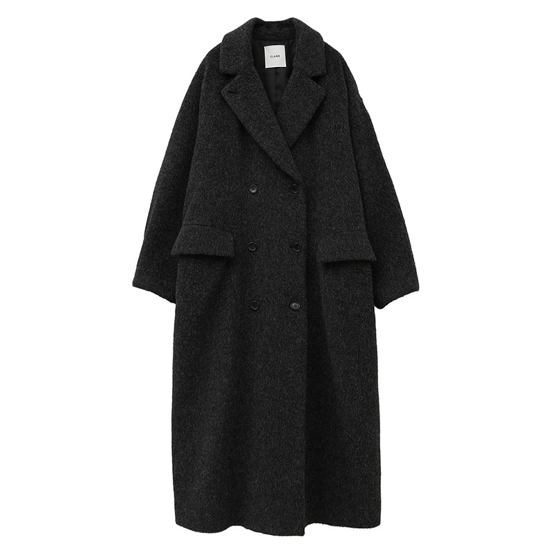 DOUBLE WOOL LONG COAT -2.COLOR-(GRAY)