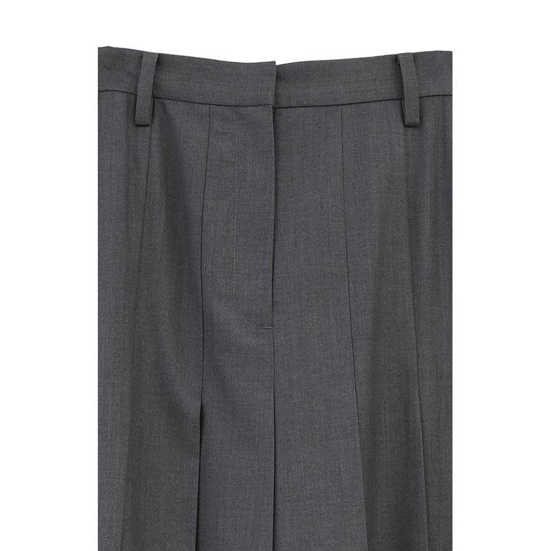 WIDE PLEATS LONG SKIRT -2.COLOR-