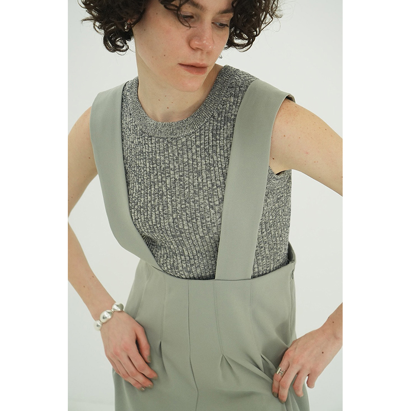 W FACE HOLE KNIT TOPS -2.COLOR-