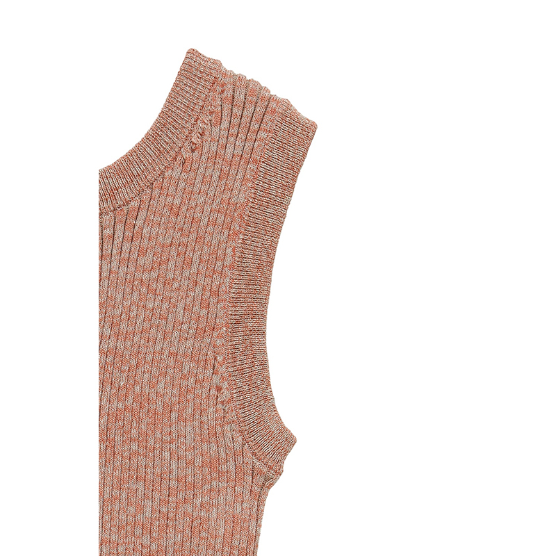 W FACE HOLE KNIT TOPS -2.COLOR-