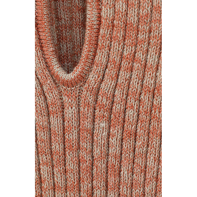 W FACE HOLE KNIT TOPS -2.COLOR-