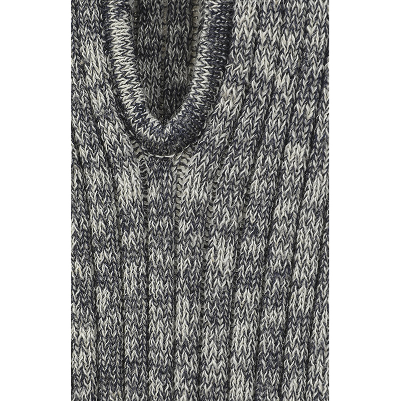 W FACE HOLE KNIT TOPS -2.COLOR-