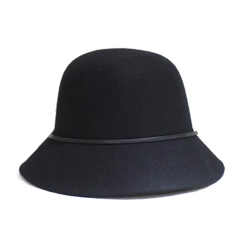 NARROW RIBBON HAT -2.COLOR-(ブラック)