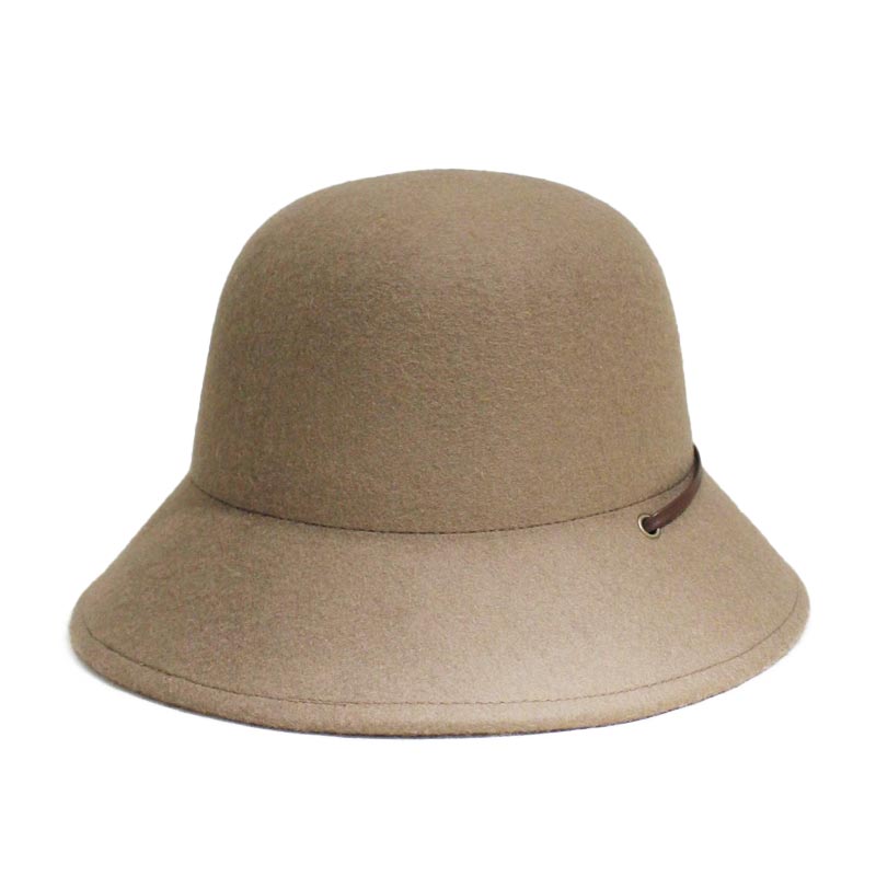 NARROW RIBBON HAT -2.COLOR-(ブラウン)