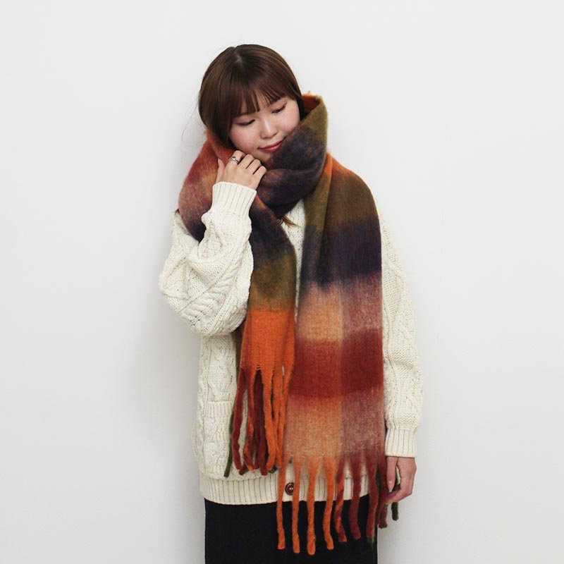 CHECK STOLE -3.COLOR-