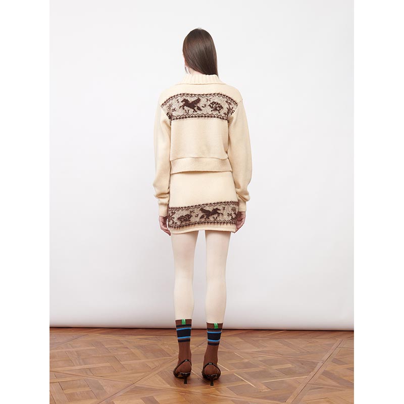 NORDIC KNIT CARDIGAN -2.COLOR-