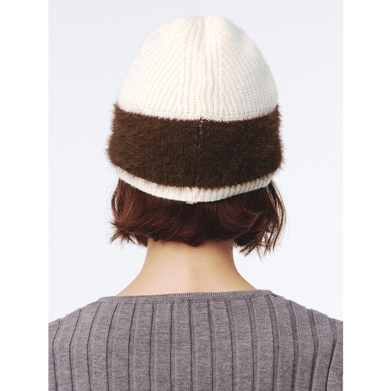 EMBLEM KNIT BEANIE -2.COLOR-