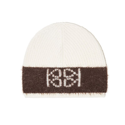 EMBLEM KNIT BEANIE -2.COLOR-