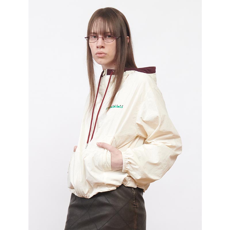 LOGO WINDBREAKER -IVORY-