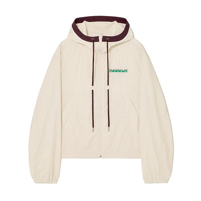 LOGO WINDBREAKER -IVORY-