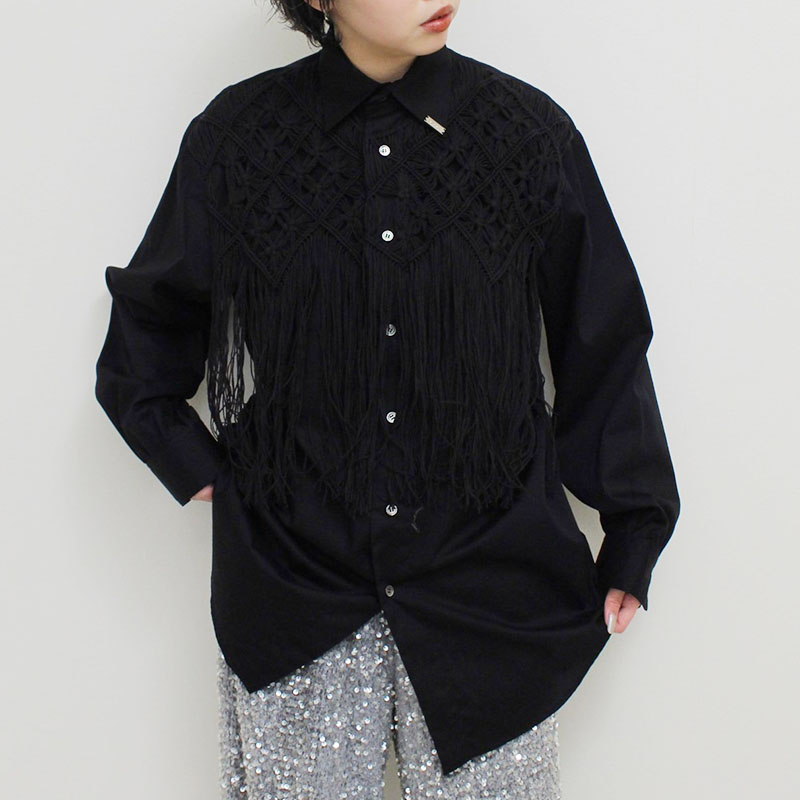 お気に入り シャツ/ブラウス(半袖/袖なし) hyeon black / blouse 