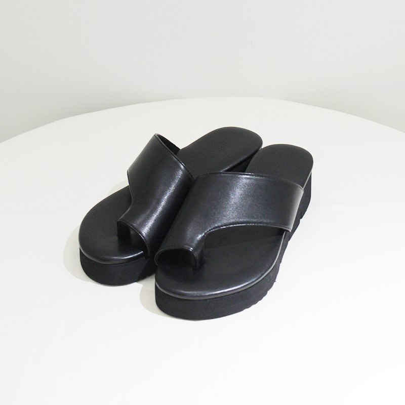 THONG SANDALS -2.COLOR-(BLACK)