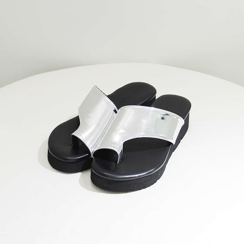 THONG SANDALS -2.COLOR-(SILVER)