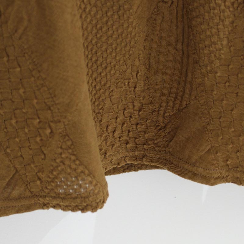 LINX KNIT PULLOVER -BROWN-