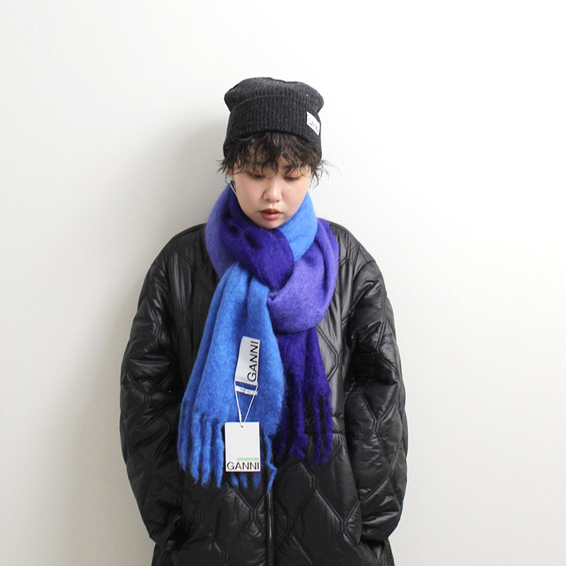 MOHAIR GRADIENT SCARF -2.COLOR- | IN ONLINE STORE