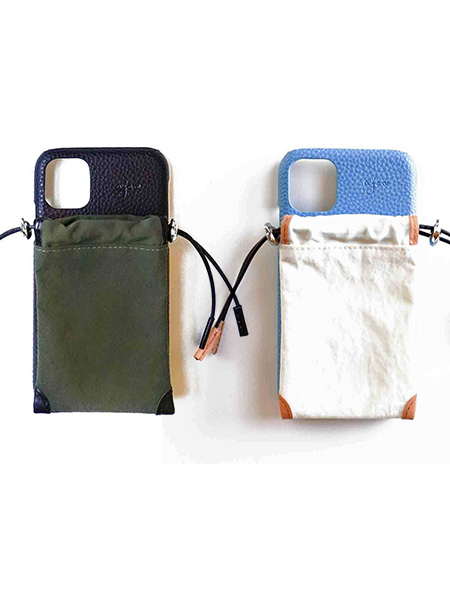 iPhone12/12Pro 対応】DRAWSTRING CASE -2.COLOR- | IN ONLINE STORE