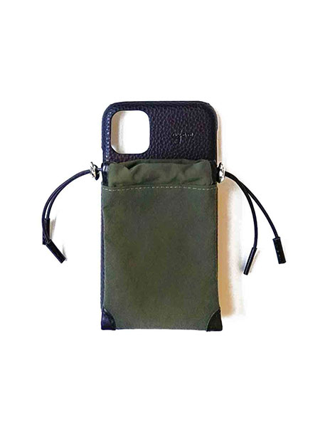 【iPhone12/12Pro 対応】DRAWSTRING CASE -2.COLOR-