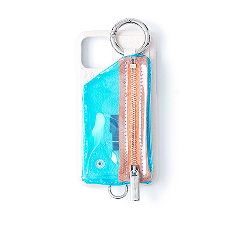 【iPhone13 対応】SHOULDER CADENAS PVC ZIPPHONE CASE -4.COLOR-