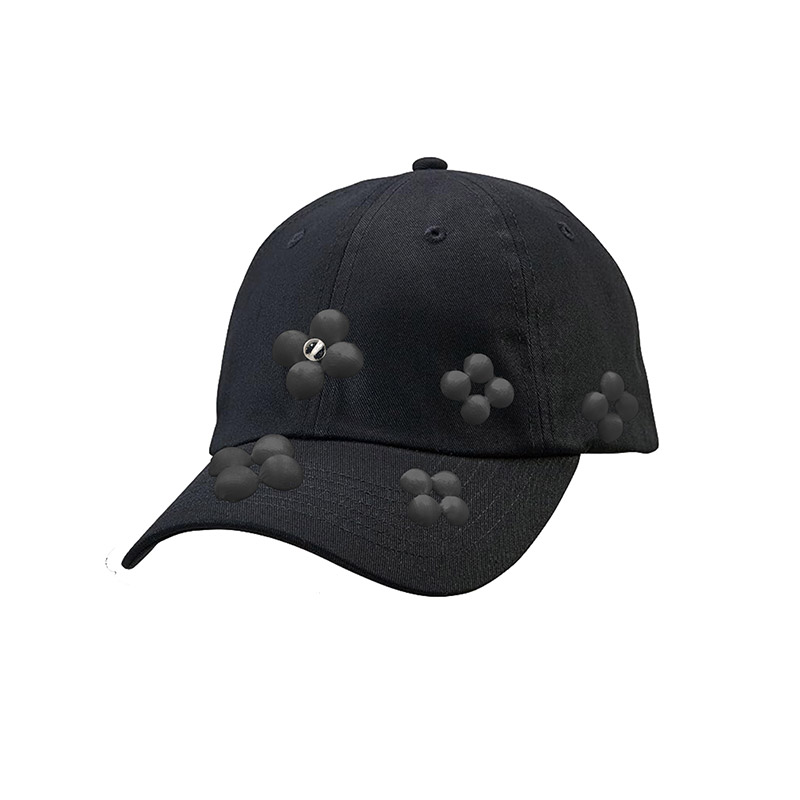 CLINCH FLOWER CAP -3.COLOR-(BLACK)