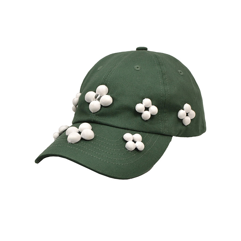 CLINCH FLOWER CAP -3.COLOR-(GREEN)