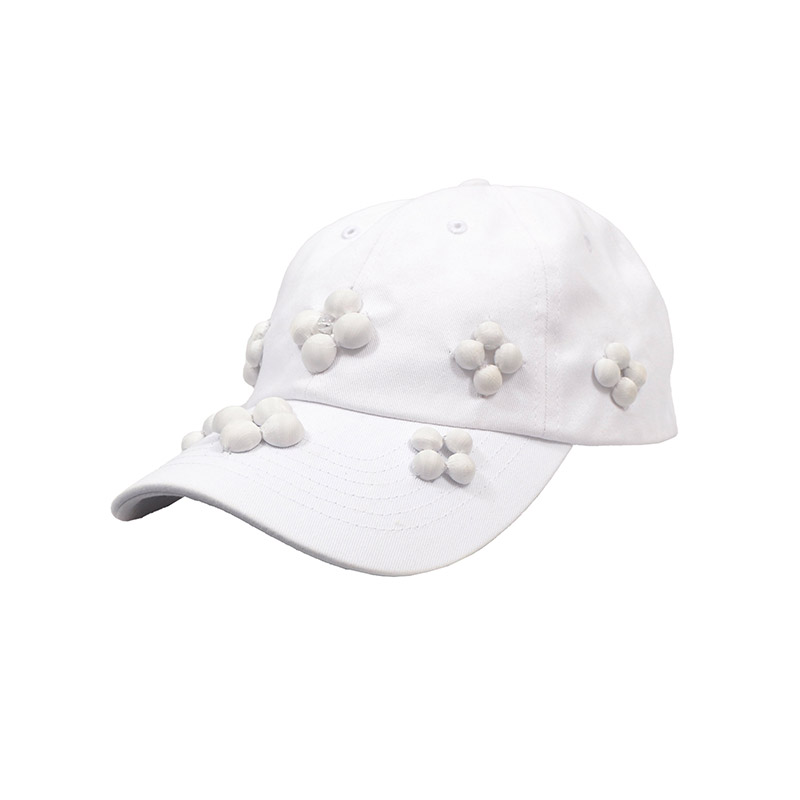 CLINCH FLOWER CAP -3.COLOR-(WHITE)