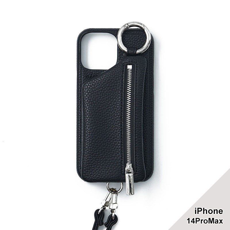 【iPhone14ProMax 対応】CADENAS ZIPPHONE CASE SHOULDER -2.COLOR-