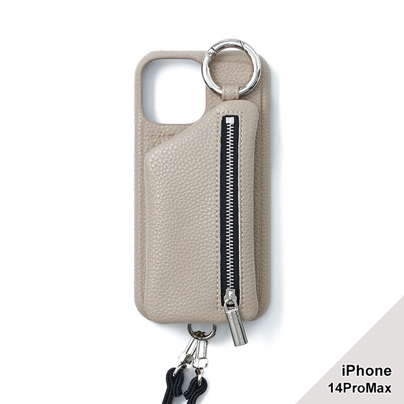 【iPhone14ProMax 対応】CADENAS ZIPPHONE CASE SHOULDER -5.COLOR-