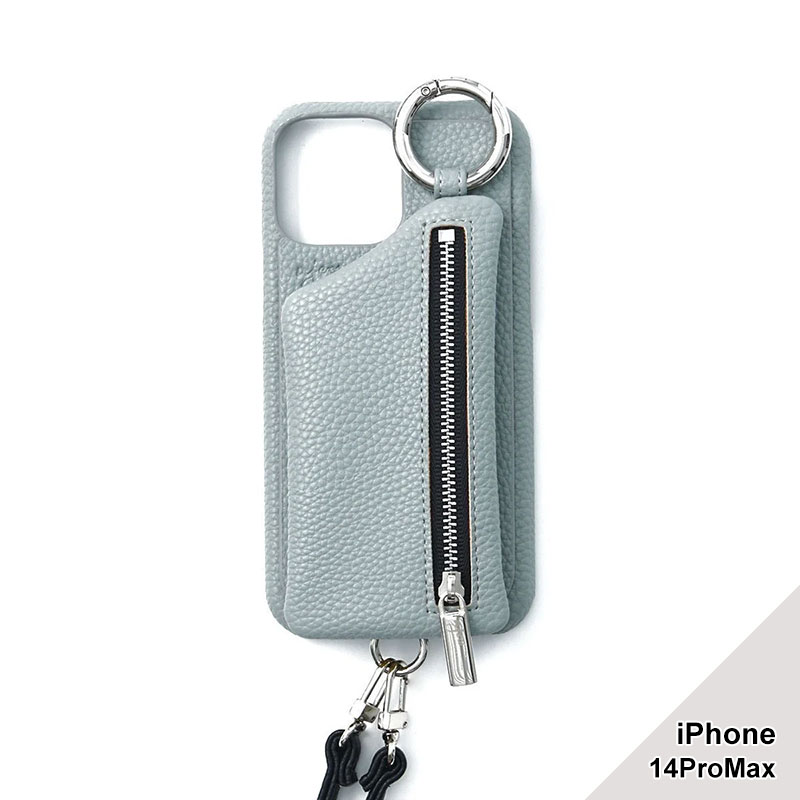 【iPhone14ProMax 対応】CADENAS ZIPPHONE CASE SHOULDER -5.COLOR-(BLUE)