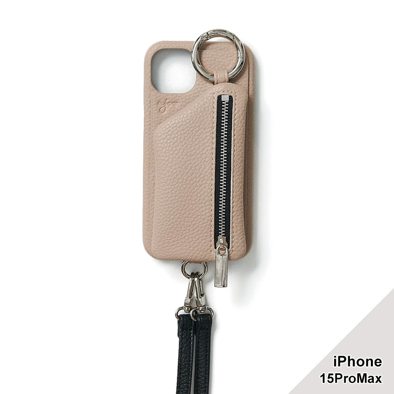 iPhone15ProMax 対応】CADENAS ZIPPHONE CASE SHOULDER -5.COLOR- | IN 