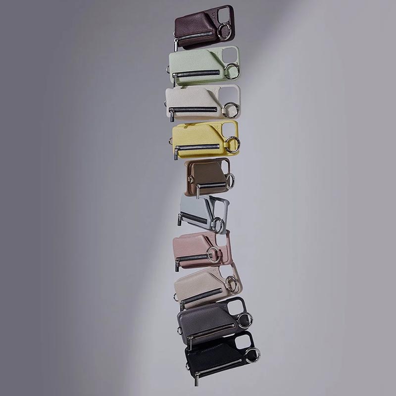 【iPhone16 対応】CADENAS ZIPPHONE CASE SHOULDER -5.COLOR-