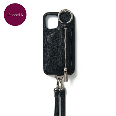 【iPhone16 対応】CADENAS ZIPPHONE CASE SHOULDER -5.COLOR-