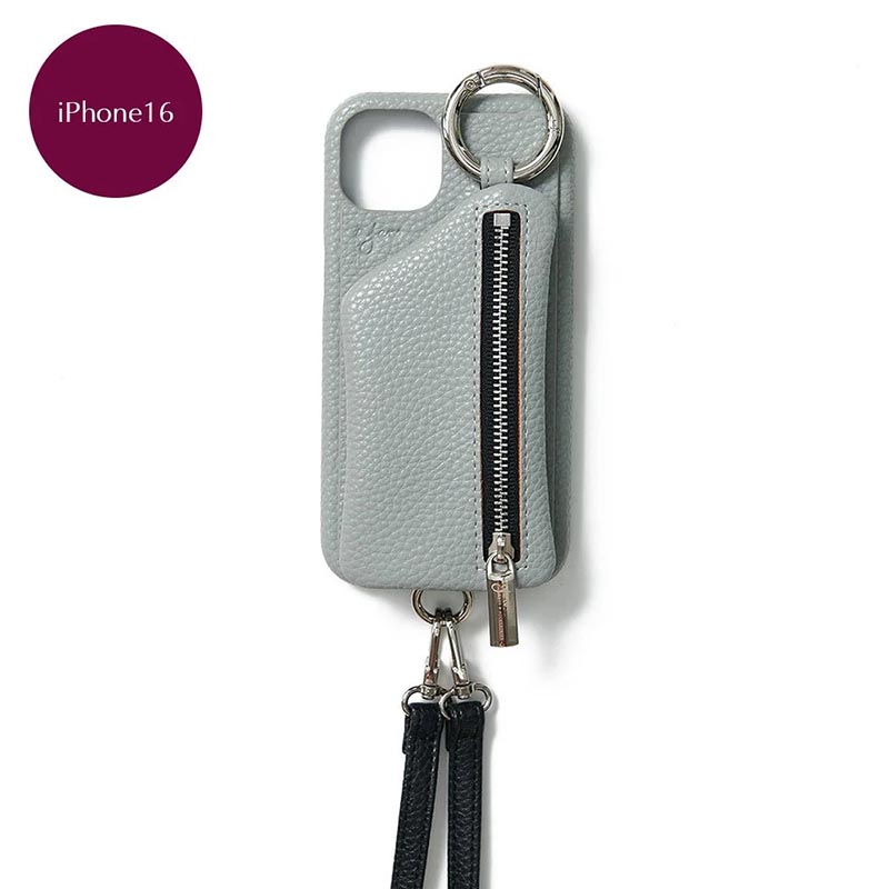 【iPhone16 対応】CADENAS ZIPPHONE CASE SHOULDER -5.COLOR-(BLUE)