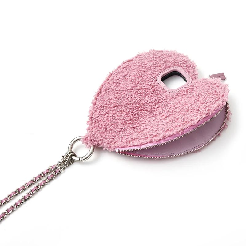 【iPhone13 対応】AJEW FLUFFY DRESS HEART CASE -2.COLOR-