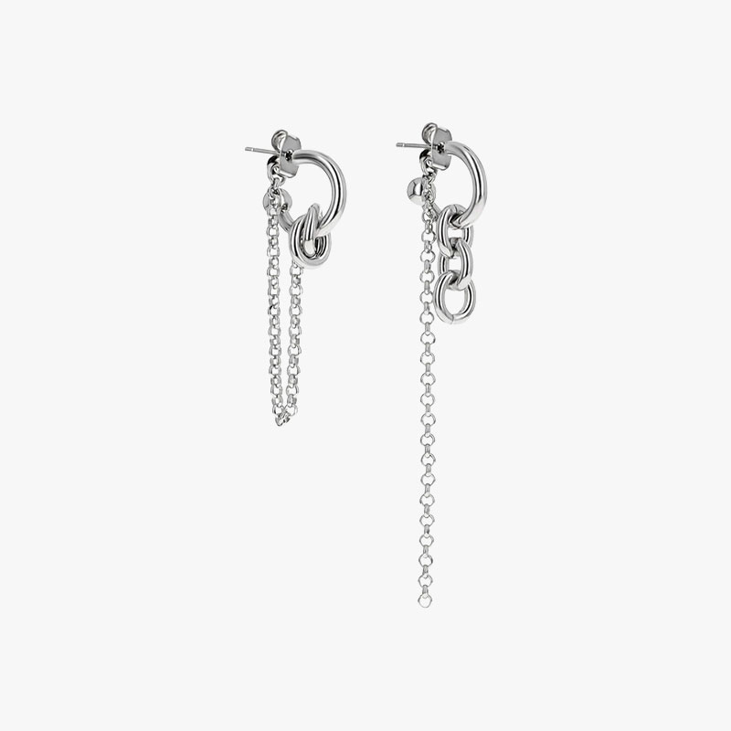AMON EARRINGS -SILVER-