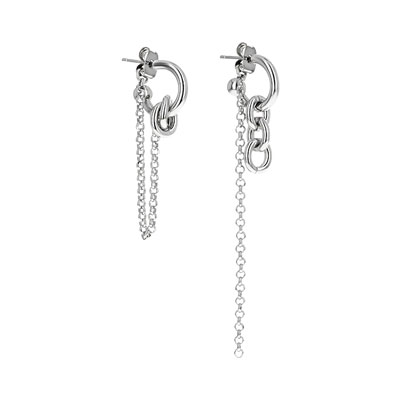 AMON EARRING -SILVER-