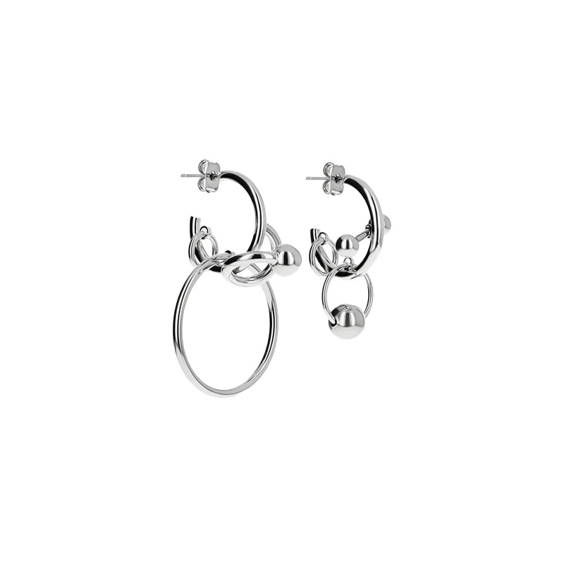 BEL EARRINGS -SILVER-