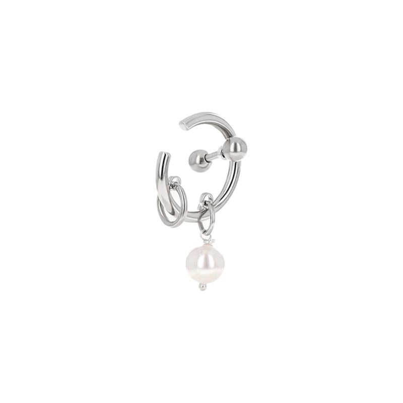 BETSY EAR CUFF -SILVER-