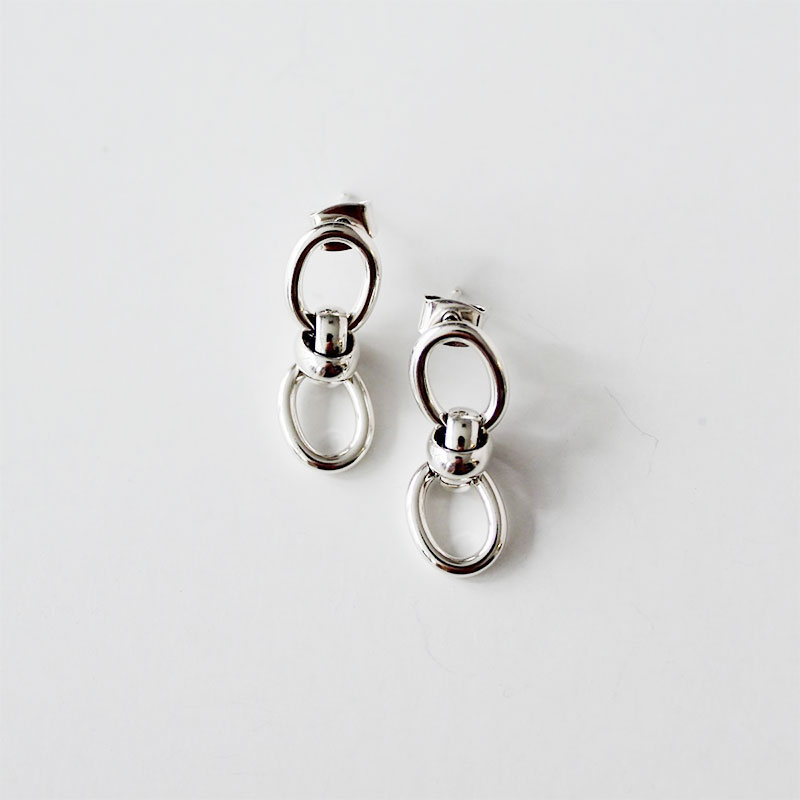 ISA EARRING -SILVER- | IN ONLINE STORE