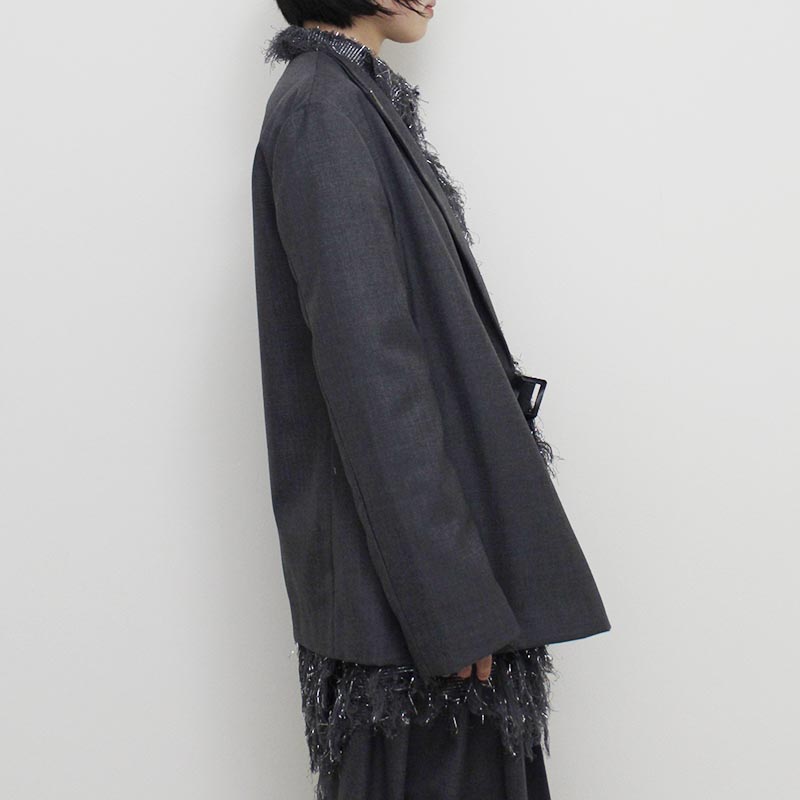 BELT WRAPPING JKT/SG -GRAY-