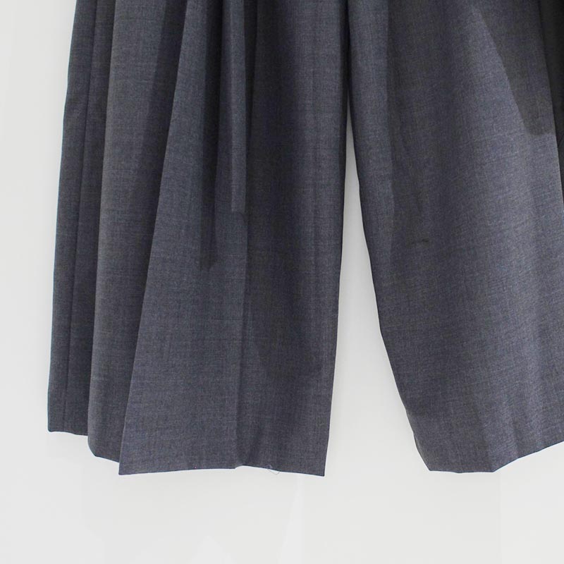 PLEATS DOCKING HAKAMA PT/SG -GRAY-