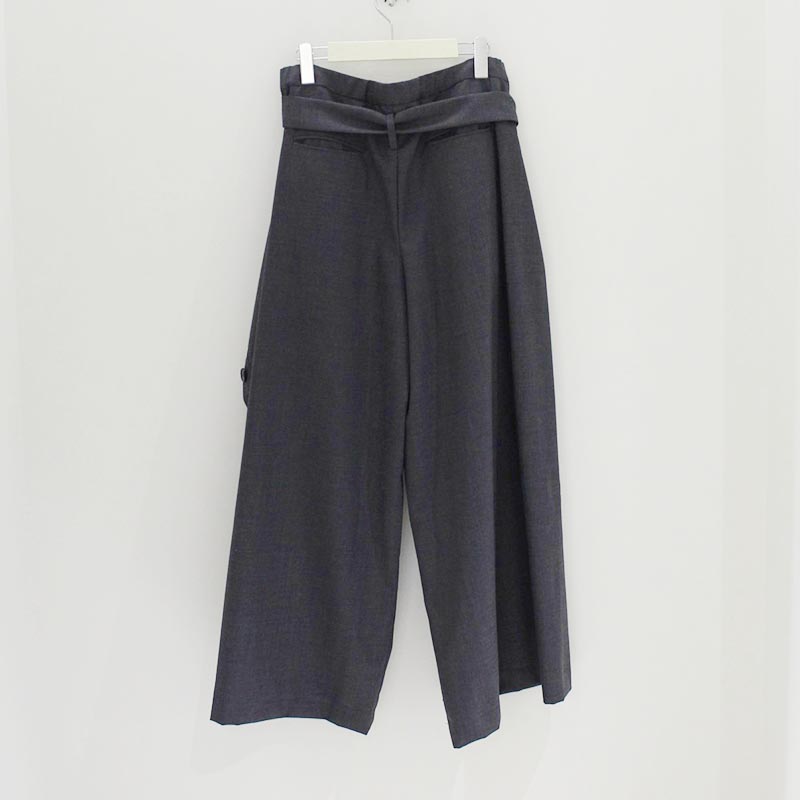 PLEATS DOCKING HAKAMA PT/SG -GRAY-