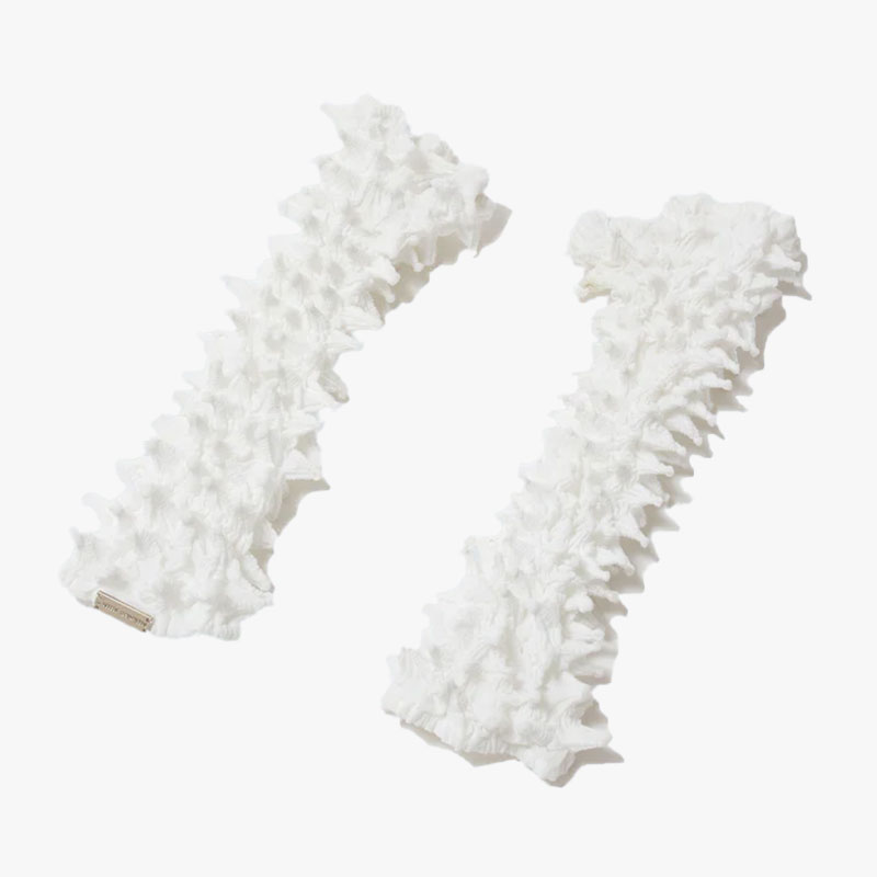 VERSATIL SPIKY SHIBORI GLOVES -9.COLOR-(WHITE)