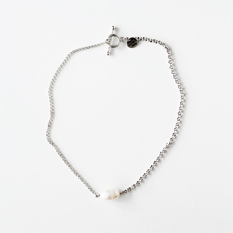 NAVA PEARL NECKLACE -SILVER- | IN ONLINE STORE