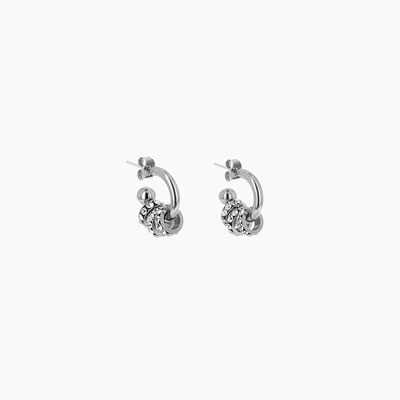 DAISY EARRINGS -SILVER-