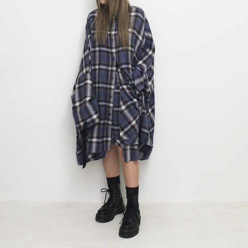 OVERSIZE BIG SH -BLUE-