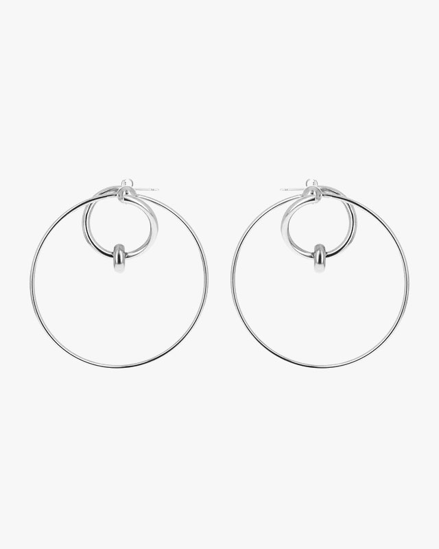 EVA EARRINGS -SILVER-